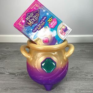Magic Mixies Magical Misting Cauldron AND New Spells Refill Pack w/ 20+ Reveals